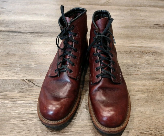 RED WING BECKMAN Boots 9011 Heritage Black Cherry Men's Size 9.5 D USA ...