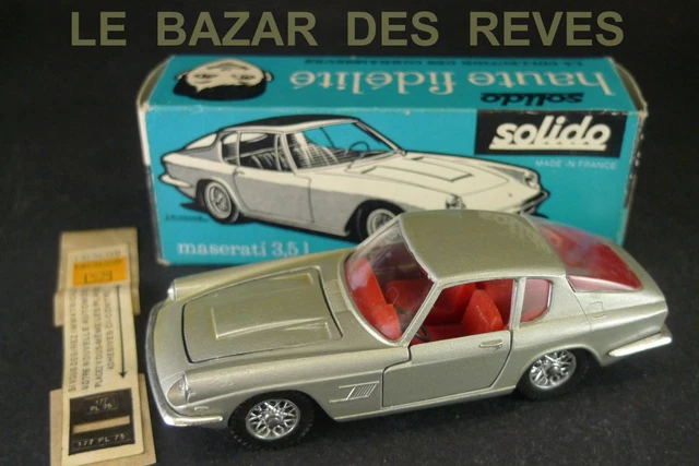 SOLIDO MASERATI INDY Ref. 185 BOITE REPRO VIDE