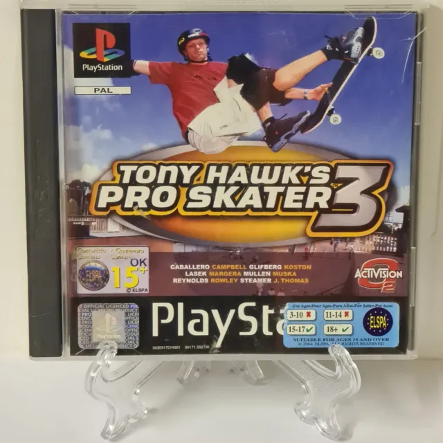 Tony hawks pro skater 3 ps1 Game Sony PlayStation 1 Psx Pal