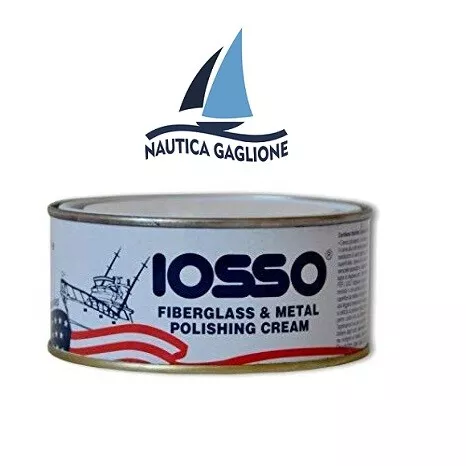 PASTA IOSSO LUCIDANTE POLISH CREMA PULIZIA METALLI VTR PLEXIGLASS 250ml.