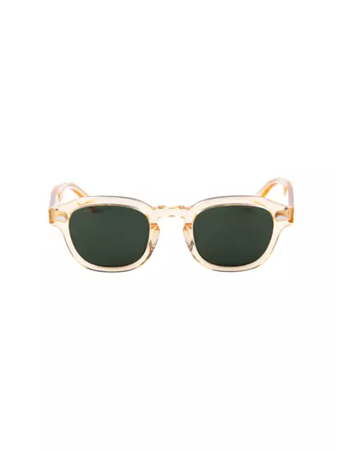 Nuevo Gafas de Sol LESCA LUNETIER Modelo: POSH Con : Champán Lentes: Verde