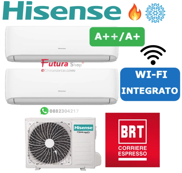 Climatizzatore Hisense New Comfort Dual Split 9000 9000 Btu Inverter - Foto 5