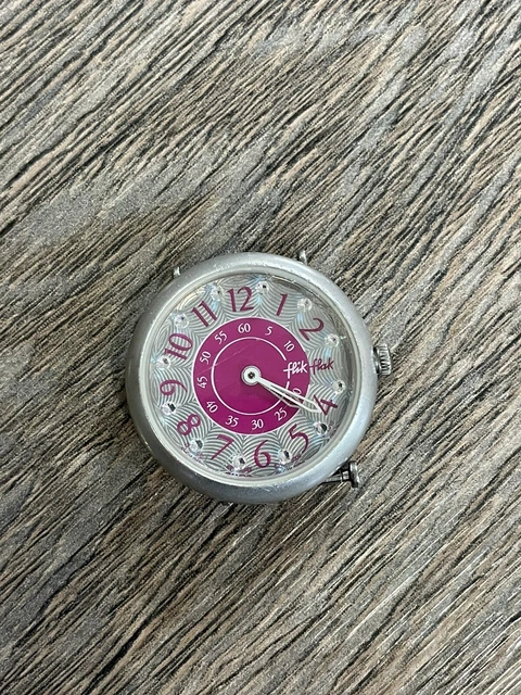 Montre Enfant Flik Flak Vintage Rose Tennis - Fonctionne - Parfaite Pour Les Petits