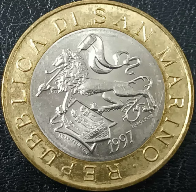 San Marino Moneta Bimetallica 1.000 Lire 1997 Circolata