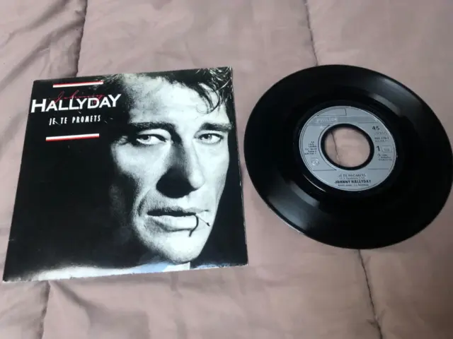 Disque Vinyle JOHNNY HALLYDAY " Je te promets "