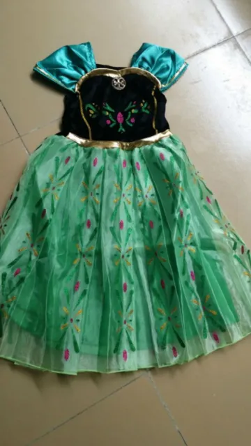 Abito elegante per bambini costume principessa Elsa & Anna abito fantasia ragazza abito da festa 2