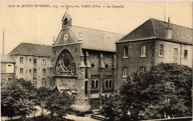CPA Paris 15e Paris-Ecole de Jeunes Infirmes-La Chapelle, rue Lecourbe (311526)