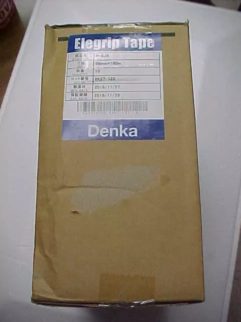 Denka Elegrip BACKGRIND PEELING TAPE, P-5JA, 50mm*100m, CASE OF 10 ROLLS, NEW