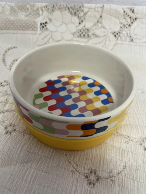 Now House For Pets By Jonathan Adler Bargello Dog Bowl, 4.5” Diameter & 2” H