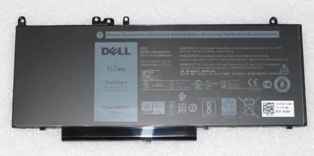 NEU DELL LATITUDE E5250 E5270 E5450 62 Wh 7,6 V AKKU 6MT4T 79VRK WTG3T FDX0T