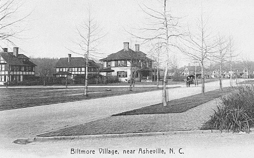 Biltmore Village Asheville North Carolina NC Reprint Postcard