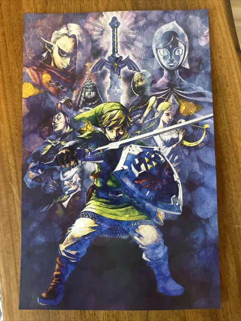 THE LEGEND OF ZELDA LINKS AWAKENING SWITCH GAMESTOP 2 SIDED POSTER 11X17