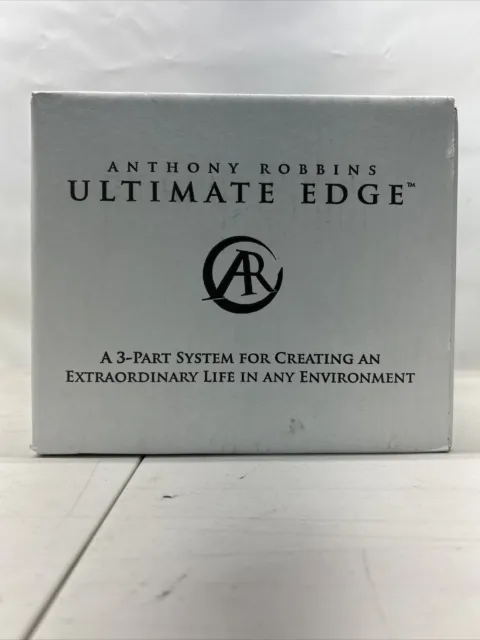 Anthony Robbins Ultimate Edge 3  System CD and DVD Box  & 3 Power Talk CD’s