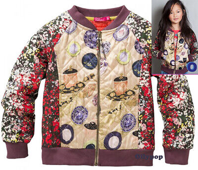 New Girls Cakewalk 5-6 yrs jacket floral china print multi-colored European 116