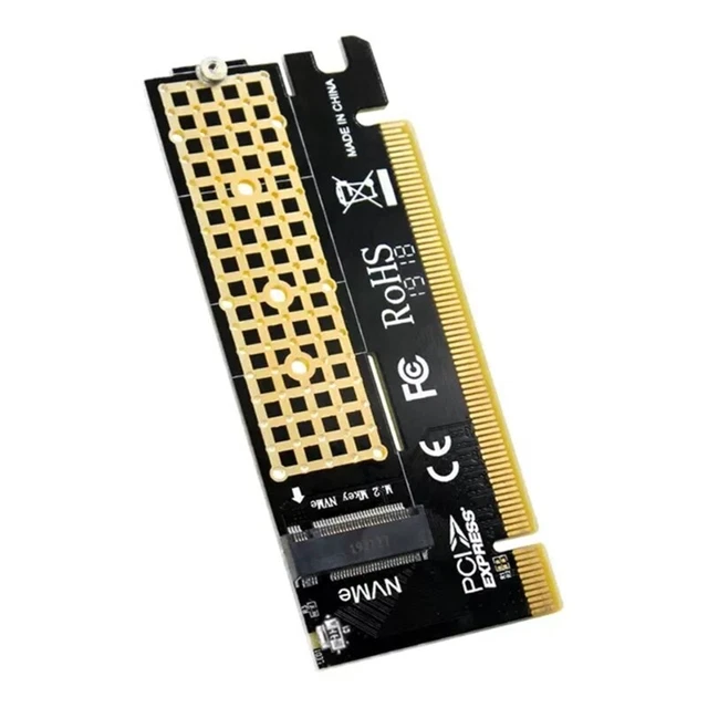 M.2 NVMe SSD to PCI-Express X16 Support M-Key Adapter PC Computer Extender
