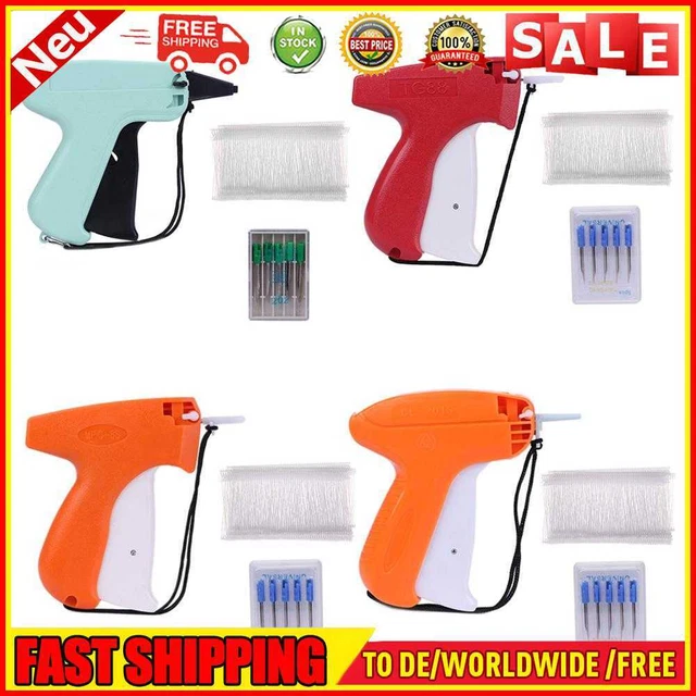 Clothes Garments Sewing Price Labels Tagging Tag Gun+5 Needles+1000 Barb