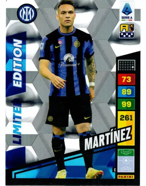 Panini Adrenalyn Xl Calciatori 2023-2024 Lautaro Martinez Limited Edition Inter