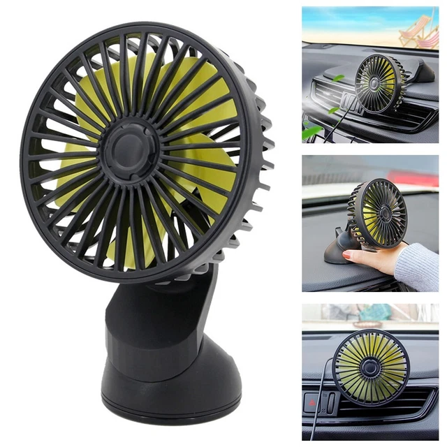 Ricambi Ventilatore Auto 360° Girabile Raccordi Ricambio Radiatore Con Cavo di Alimentazione