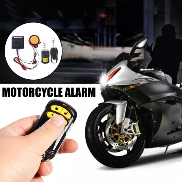 Motorcycle Motorbike Bike Anti-theft Security Alarm BEST Control Sensor A9Q7