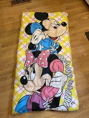 Saco de dormir vintage Disney Mickey/Minnie Mouse 53x 26 pulgadas