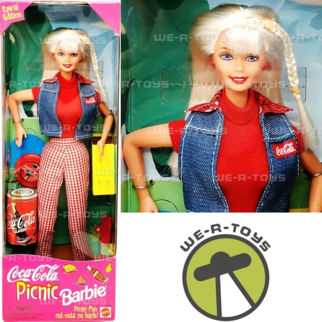 Coca Cola Picnic Barbie Puppe Special Edition 1997 Mattel #19626 NRFB