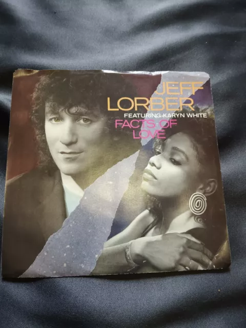 Jeff Lorber with Karyn White "Facts Of Love" 1986 45rpm WB w/Picture Sleeve NM