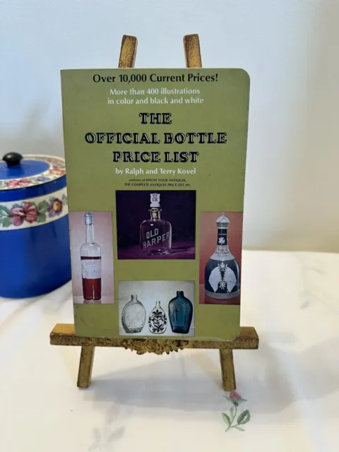 1971 The Official Bottle Price List By Ralph & Terry Kovel Vintage Paperback