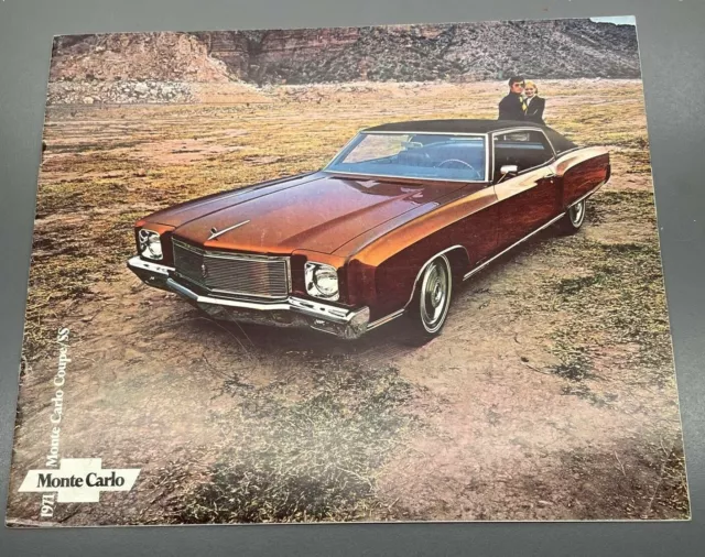 1971 Chevrolet Monte Carlo, SS Dealer Sales-Showroom Brochure