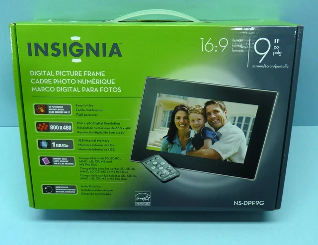 Sungale 14" Hi-Resolution Digital Photo Frame with Remote Control, Transitional Effects, Interval time Adjust, Video Playback, Background Music, Photo