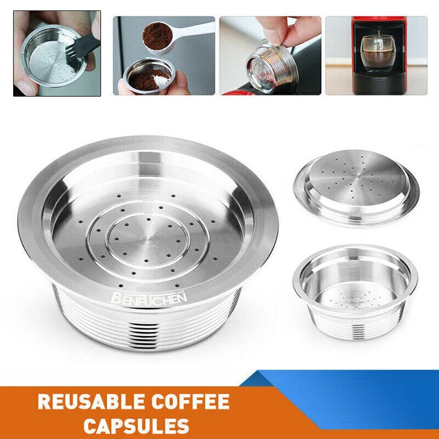 Capsule caffè ricaricabili acciaio inox riutilizzabili per Lavazza A Modo M B7Y9