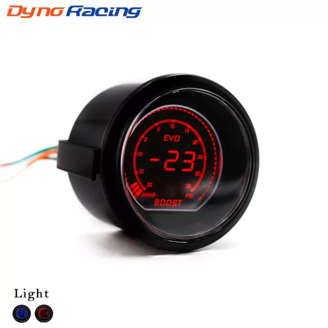 2" 52mm Auto Car Digital LED Turbo Boost Gauge Psi Meter Sensor Pressure Kit