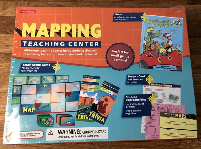 Lakeshore mapping teaching center grades 1 2 homeschool 16 20 picclick
