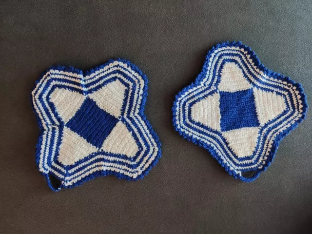 Hübsche DDR-Topflappen, Handarbeit