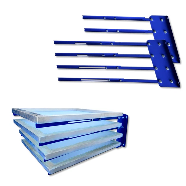 thumbnail image 2 of TECHTONGDA 8-Layer Silk Screen Printing Frame Storage Rack – Wall Mounted 2 of 3
