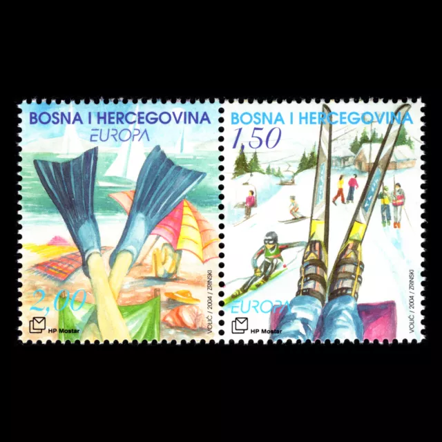 Bosnia 2004 - EUROPA Stamps "Holidays" Art - Sc 122 MNH