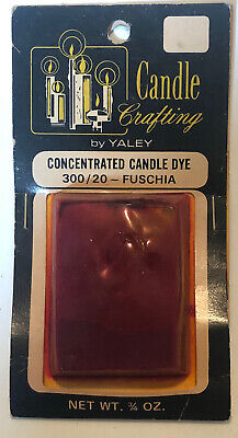 Tinte de vela concentrado vintage Fuschia para elaboración de velas de Yaley sellado