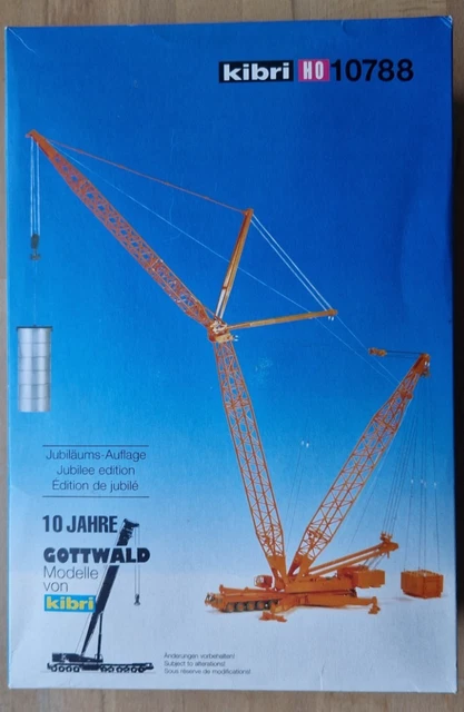専用kibri 10788 Gottwald-Gittermastkran KIBRI 10788 GOTTWALD-KRAN, Gittermastkran mit Wippspitze, Spur H0
