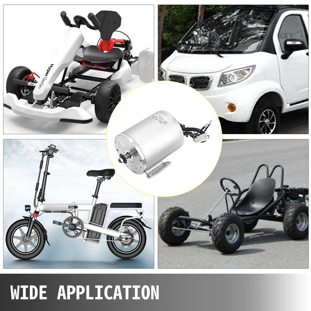 Brushless DC Motor Electric Bikes Motor 500W-3000W for E-Scooters Go-Kart E-Bike