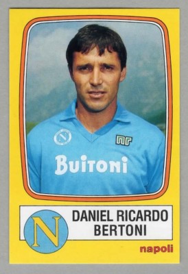 Anno 1985-86 Figurine Calciatori Panini N.178 Bertoni Napoli new 