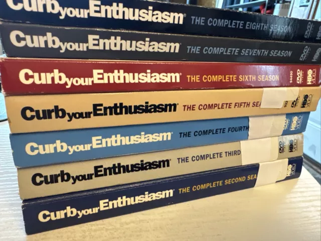 Curb Your Enthusiasm Season 2-8 Dvd. Great Disc!