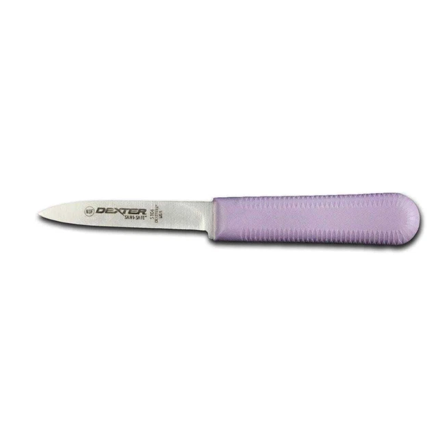 Dexter Russell S104P-PCP / 15303P Purple Handled 3.25 Paring Knife"