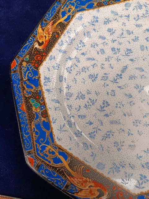 Vintage Winton Ware Grimwades Chintz 8.5" Cake Plate Stoke On Trent England