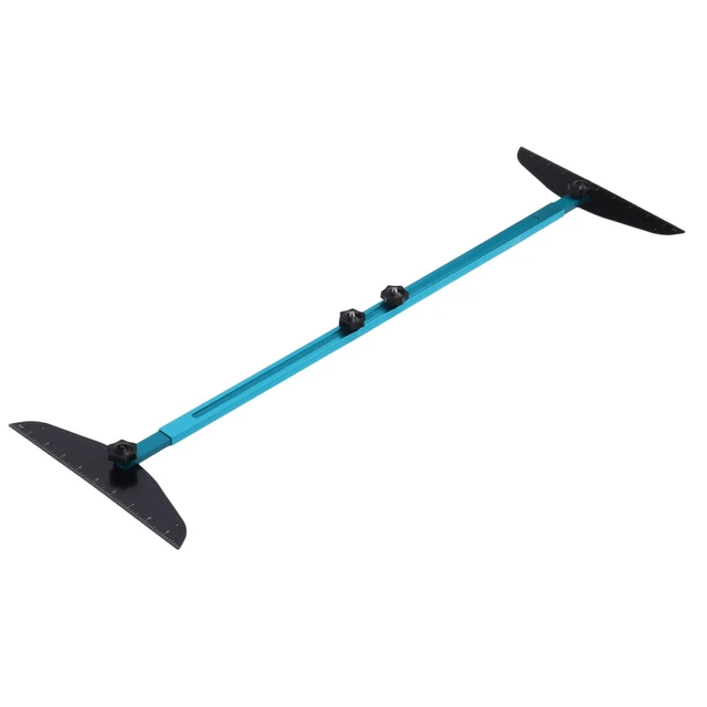 Herramienta de plantilla de banda de rodadura de escalera de aluminio azul metal 0° a BG