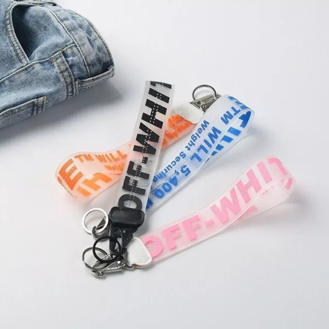 New Off White Fashion street wear Key chain Key Buckle lanyard sneaker Key ring