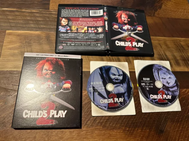 Child's Play 2 4K Ultra HD/Blu ray*Scream Factory*Slipcover*Collector's Edition