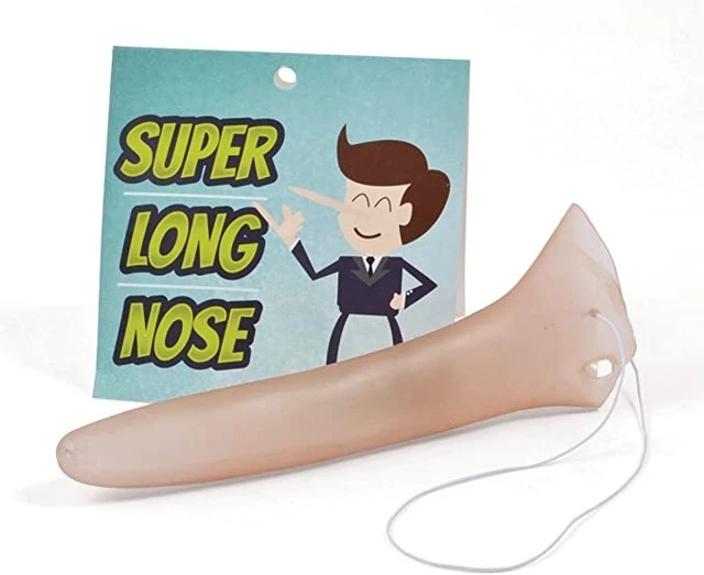 Super Long Pinocchio Style Nose - Costume Accessory Fancy Dress Up World Book