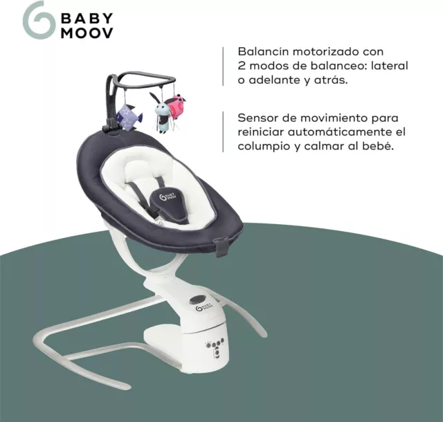 Babymoov Swoon Motion oscilación y cuna, con el asiento ergonómico cómodo 2