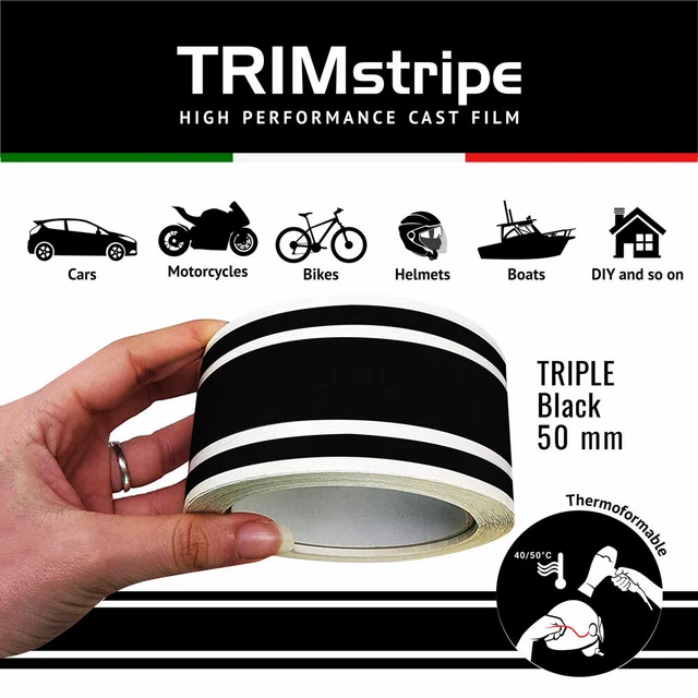 4R  10530 Trim Stripes Strisce Adesive Per Auto, Oro, 3F 50 Mm X 10 Mt - Foto 11