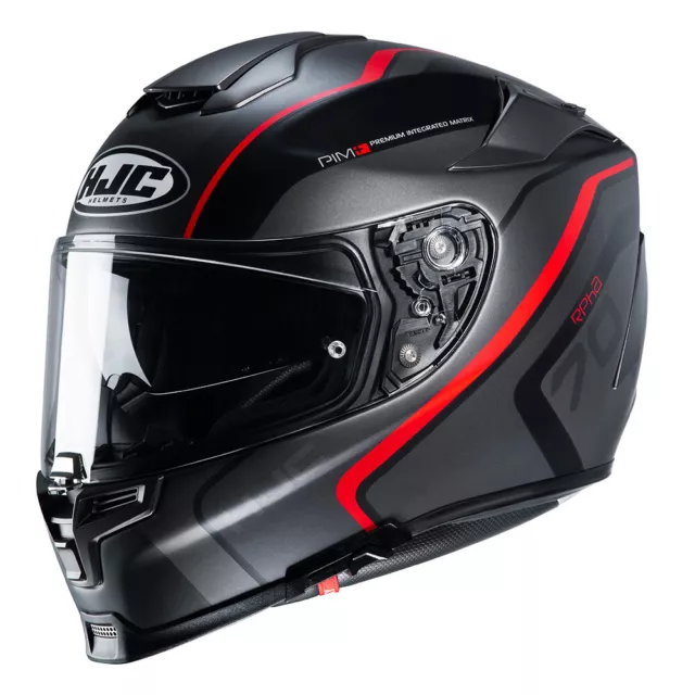 HJC RPHA 70 Kroon MC1SF Red Motorcycle Motorbike Helmet