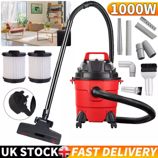 3 in 1 Vacuum Cleaner Wet Dry Blow Bagless Cylinder 1000W Powerful Vac Clean 15L